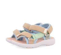 Sandales à l'aspect Sport Couleur Turquoise à Bandes Multicolores pour bébé rochedo