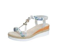 Sandales à Plateforme for Femmes, Chaussures d'été habillées, Espadrilles compensées, décontractées, Talons Hauts(B,43 EU)