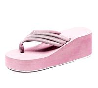 Sandales à plateforme pour femme - Avec séparateur d'orteils - Sandales confortables à l'arrière - Pour l'intérieur et l'extérieur - Décontractées - Chaussures d'été - Chaussures de randonnée