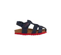 Geox Sandales B Sandal Chalki Boy B Cuir à scratch Enfant 21 Bleu