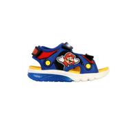 Geox J Sandal CIBERDRON B, Royal/Red, 34 EU