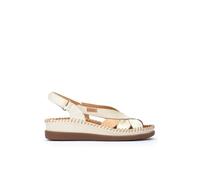 Sandales à Semelles compensées en Cuir CADAQUES pour Femme Color NATA