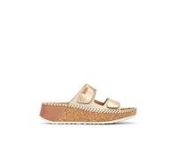 Sandales à Semelles compensées en Cuir Marina pour Femme Colour Marfil