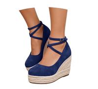 Sandales à Talon Été,Chaussures Femmes Extra Légère,Danse Mariée P2Mps Talons Épais Brides Talons Hauts Traditionnels Fête Élégantes Octobre,Claquettes Semelle Grande Adhérence Vacances