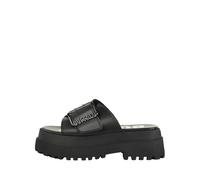 Sandales à talon femme Buffalo Pluto Slide Buckle Noir 38