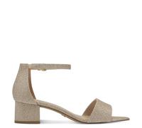 Tamaris Sandales à talon bloc métallique femme or Taille 39