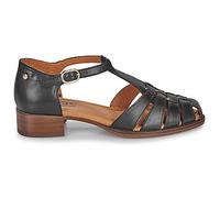 Pikolinos Sandales femmes VALENCIA W7D – semi-ouvertes en cuir – Noir 38