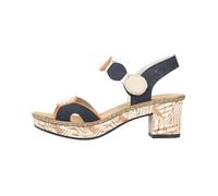 Sandales à Talon Rieker Namur - Marine/Orange 38