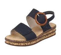 Sandales À Talon Wedge À Boucle Détails Ajustables Rieker 62950 Pour Femmes