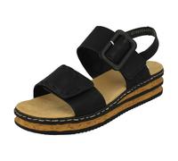 Sandales À Talon Wedge À Boucle Détails Ajustables Rieker 62950 Pour Femmes