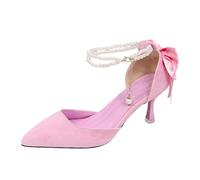 Sandales à Talons Aiguilles pour Femme avec Bride nœud Papillon, Collection Printemps-été : Design élégant et Semelle rembourrée pour Un Confort Durable au Quotidien (41)