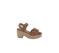 Sandales à talons compensées TIHANA BUCKLE W Marron 39
