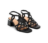 Sandales À Talons Cuir TRESSÉ Crescent