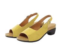 Sandales à talons élégantes pour femme - Sandales d'été à lanières décontractées - Talon bloc - Chaussures pour femme - Bout ouvert - Chaussures d'été légères - Slingback - Confortables et respirantes