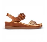 Sandales À Talons Élevés Légères D'Été Pikolinos Cadaques Pour Femmes Marron