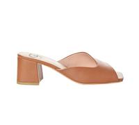 Liu Jo - Sandales à Talons Hauts Bout Carré - Femme - Chaussures - Brun - Taille: 39 EU