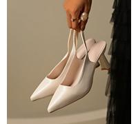 Sandales à talons hauts à bout pointu pour femmes, talons fins et stilettos pour mariage, soirée, talons hauts sexy avec bride à la cheville. Ce style est petit. CN35,CN36,CN37,CN38,CN39,CN40,CN41,CN4