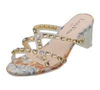 Sandales à talons Laura Vita JACBO 23 Or Multicolore Femme - 40 EU