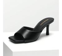 Sandales à talons pour femmes Points fortsSemelle : CaoutchoucTige : SimilicuirDoublure : TextileFermeture : À enfilerÀ propos de cet articleDoux et résistant : Le similicuir PU imitation peau de mout