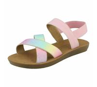 Sandales À Talons Slingback Pour Filles - H0R351