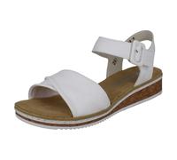 Sandales À Talons Wedge Croisées En Synthétique Rieker Pour Femmes - V3691