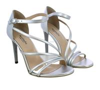 Sandales argentées à talons aiguilles et brides NERO GIARDINI pour femme 40