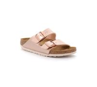 Birkenstock Arizona, Sandales Bout ouvert Garçons, Marron (Electric Metallic Copper Electric Metallic Copper), 35 EU