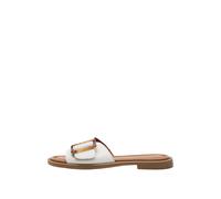 Sandales aspect cuir avec dÃ©tail bijou femme s.Oliver Blanc 37