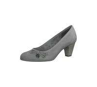 Sandales aspect cuir velours avec nœud femme s.Oliver Gris 36
