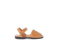 Pisamonas Sandales Avarcas Cuir Nappa Et À Scratch pour Enfant Taille 22 Couleur Couleur Cuir