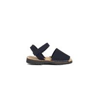 Sandales Avarcas Nubuck À Scratch Pour Enfant Bleu Marine 21