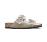 Sandales bÃ©bÃ© fille Birkenstock Arizona Shearling Suede Leather/Fur Beige 28