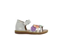 Sandales bÃ©bÃ© fille Pom d'Api Poppy Multi Flo ArgentÃ© 22