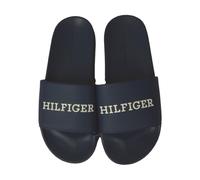 Tommy Hilfiger Sandales bandeau pour la plage, au bord de la piscine, article XM0XM06846, C67 Velvet blue, EUR 43 - UK 9 - USA 10 - CM 27,5
