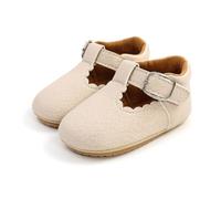 Sandales bébé fille semelle souple chaussures confortables nourrissons 0-18 mois décontractées printemps été automne baby casual shoes légères antidérapantes respirantes (Light Gray, 12-18 Months)