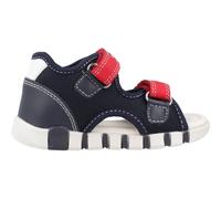 Geox Baby Boy's B Iupidoo Sandal, Bleu marine/rouge, 6 UK Child