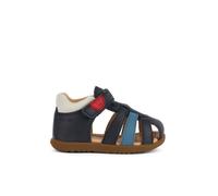 Sandales bébé garçon - GEOX - Macchia A - Bleu marine/bl pâle - Fermeture Scratch - Tige Basse 18