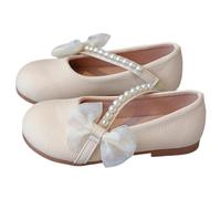 Sandales Bebe Garcon Premiers Pas antidérapant Souple Sandales Tendance pour Filles, Chaussures Mary Jane à nœud en Perles, Semelles Souples, décontractées, pour Un Usage Quotidien, de 2 à 10,5 Ans