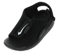 Sandales bébé Sunray noires - Nike - scratchs souples et logo sérigraphié 25