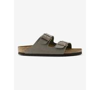 Sandales Birkenstock Arizona Birko-Flor Nubuck largeur étroite gris - 38
