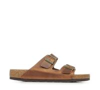 Sandales Birkenstock Arizona - Cognac - Cuir huilé - Homme 38