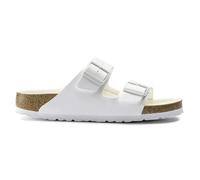 Birkenstock Mules hommes Arizona Cuir blanc plates Boucle de serrage 46