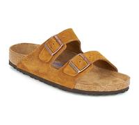 Sandales Birkenstock Arizona Cuir Suede Soft Footbed M Bk1009526 Marron - 45