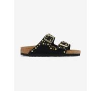 Sandales Birkenstock Arizona Rivet étroites noir pur femme - 42