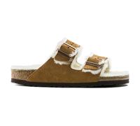 Sandales Birkenstock Arizona Suede Leather Gris 39