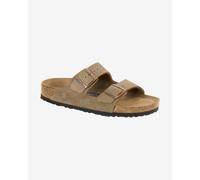 Birkenstock Arizona Soft Footbed Suede Leather Sandals Marron EU 46