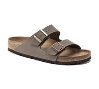 Sandales Birkenstock Arizona Vegan Birko-Flor Birkibuc Marron 45 Ãtroit