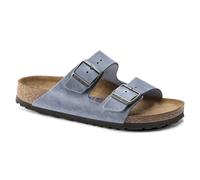 Sandales Birkenstock Arizona Waxy Leather Bleu 38