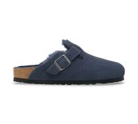 Birkenstock - Sabots chauds et doux - Boston Shearling Leather/Suede Regular New Navy en Cuir - Taille 43 Navy 43