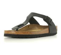 Sandales - Birkenstock - Gizeh - Cuir noir - Boucle réglable - Semelle confortable